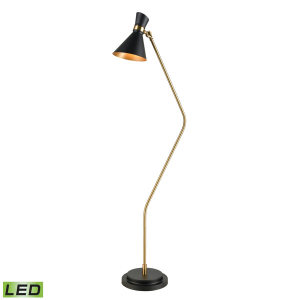 Elk Virtuoso 60'' High 1-Light Floor Lamp - Black - Includes Led Bulb D3805-LED