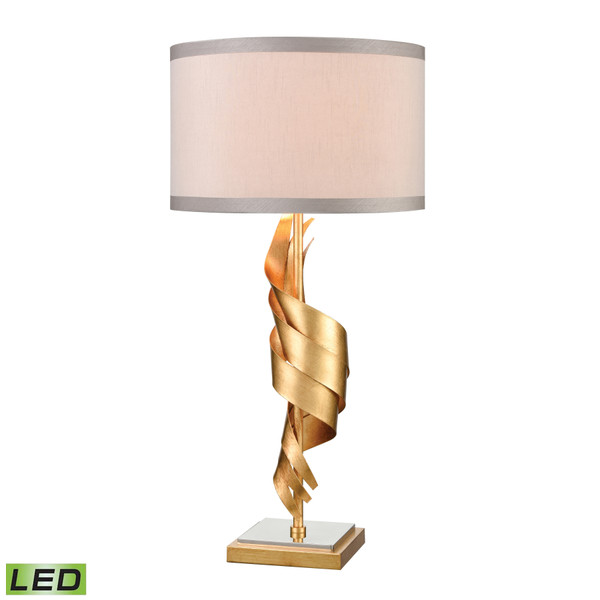 Elk Shake It Off 33'' High 1-Light Table Lamp - Gold Leaf - Includes Led Bulb D4499-LED