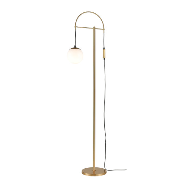 Elk Malbo 71'' High 1-Light Floor Lamp - Honey Brass D4535