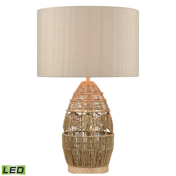 Elk Husk 25'' High 1-Light Table Lamp - Natural - Includes Led Bulb D4553-LED