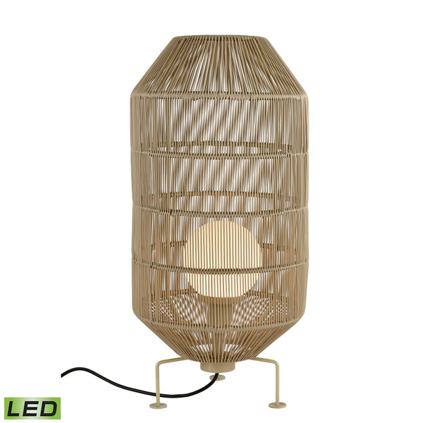 Elk Corsica 32'' High 1-Light Outdoor Floor Lamp - Beige - Includes Led Bulb D4622-LED
