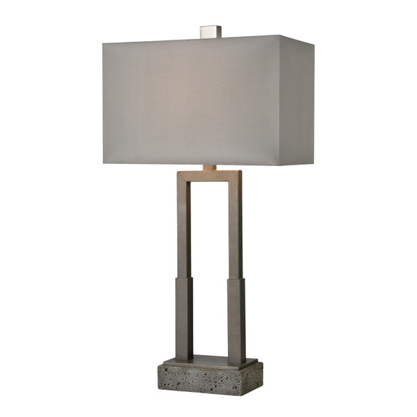 Elk Courier 32'' High 1-Light Table Lamp - Pewter D4687