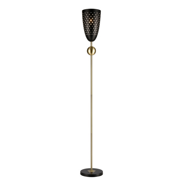 Elk Amulet 69.5'' High 1-Light Floor Lamp - Black D4691