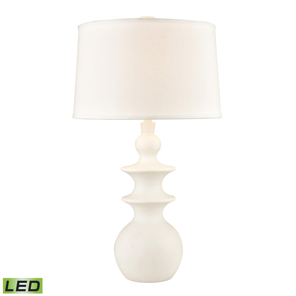 Elk Depiction 32'' High 1-Light Table Lamp - Matte White - Includes Led Bulb D4694-LED