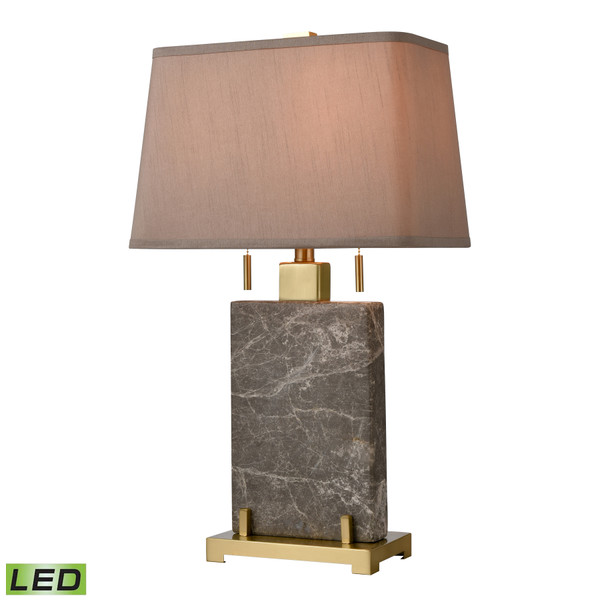 Elk Windsor 27'' High 2-Light Table Lamp - Honey Brass - Includes Led Bulbs D4704-LED