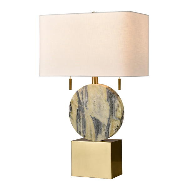 Elk Carrin 26'' High 2-Light Table Lamp - Honey Brass D4705