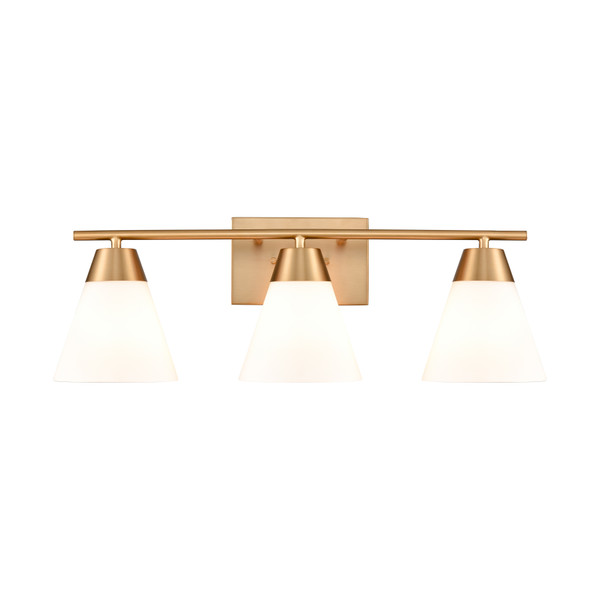 Elk Vivica 24'' Wide 3-Light Vanity Light - Brushed Gold EC90014/3