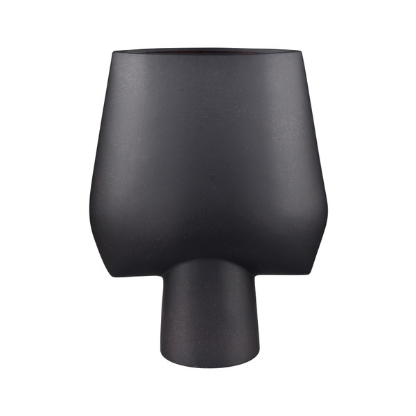 Elk Hawking Vase - Extra Large Black H0017-10424
