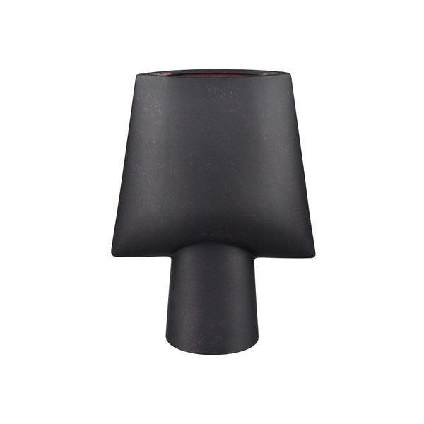 Elk Hawking Vase - Small Black H0017-10425