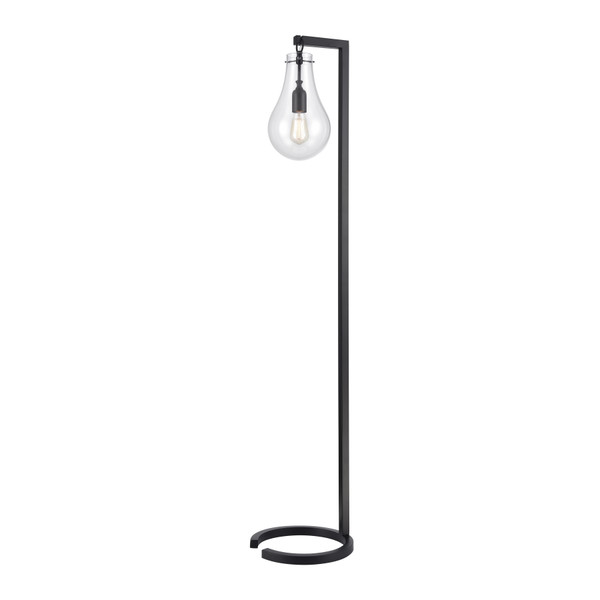 Elk Teardrop 60'' High 1-Light Floor Lamp - Matte Black - Includes Led Bulb H0019-11072-LED