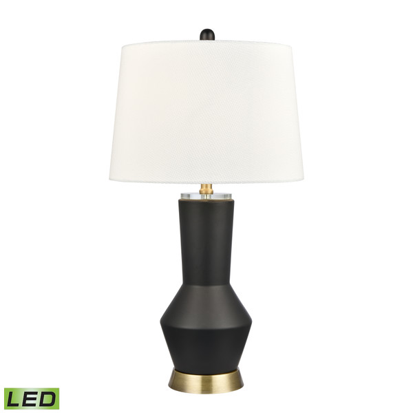 Elk Stanwell 27'' High 1-Light Table Lamp - Matte Black - Includes Led Bulb H0019-9494-LED