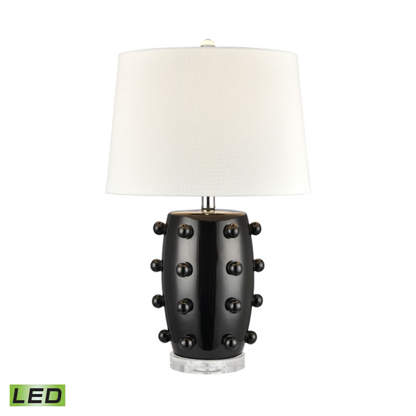 Elk Torny 25'' High 1-Light Table Lamp - Black - Includes Led Bulb H0019-9500-LED