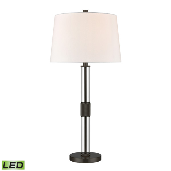 Elk Roseden Court 33'' High 1-Light Table Lamp - Black - Includes Led Bulb H0019-9570B-LED