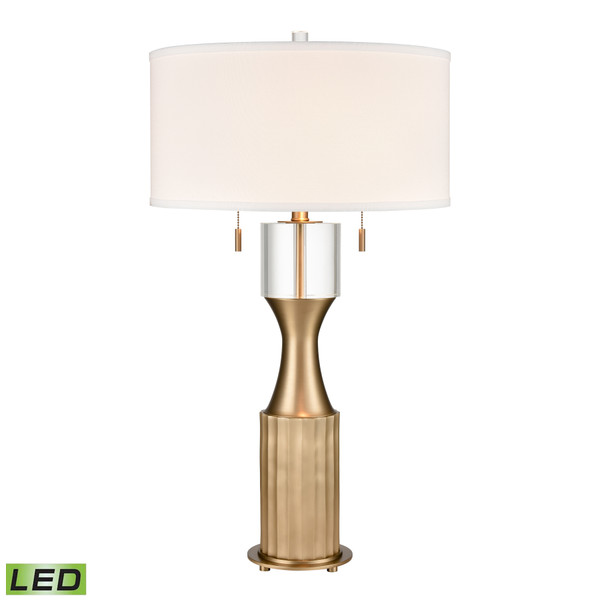 Elk Maidenvale 33'' High 2-Light Table Lamp - Brass - Includes Led Bulbs H0019-9600-LED
