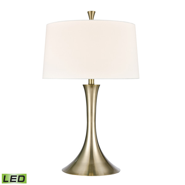 Elk Branning 29'' High 1-Light Table Lamp - Antique Brass - Includes Led Bulb H019-7228-LED