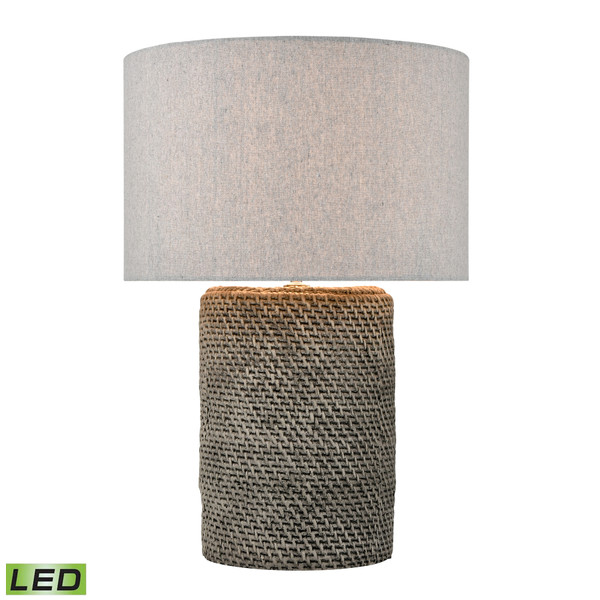 Elk Wefen 24'' High 1-Light Table Lamp - Gray - Includes Led Bulb H019-7259-LED