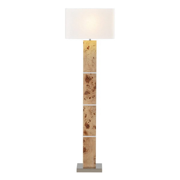 Elk Cahill 63'' High 1-Light Floor Lamp - Natural Burl - Includes Led Bulb H0809-11132-LED