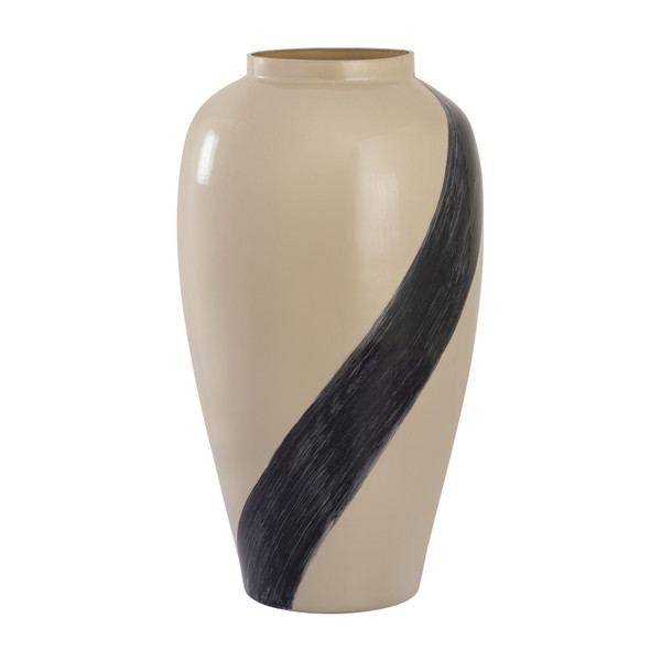 Elk Brushstroke Vase - Small Cream H0897-10973
