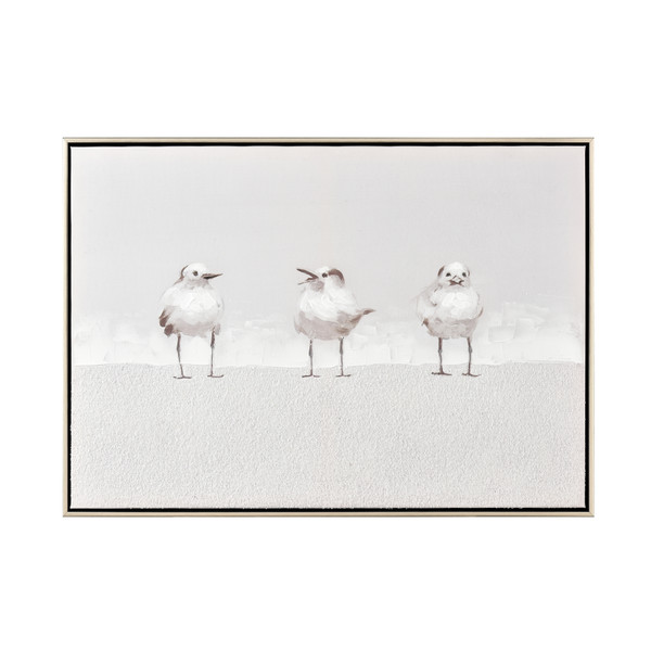 Elk Three Gulls Framed Wall Art S0017-10703