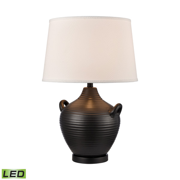 Elk Oxford 25'' High 1-Light Table Lamp - Black - Includes Led Bulb S0019-10344-LED