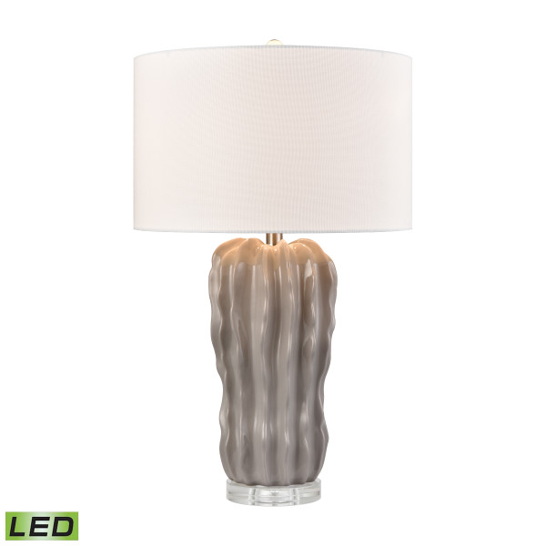 Elk Genesee 27.5'' High 1-Light Table Lamp - Gray Glazed - Includes Led Bulb S0019-11139-LED