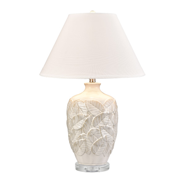 Elk Goodell 27.5'' High 1-Light Table Lamp - White Glazed S0019-11147