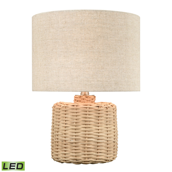 Elk Roscoe 18'' High 1-Light Table Lamp - Natural - Includes Led Bulb S0019-8019-LED