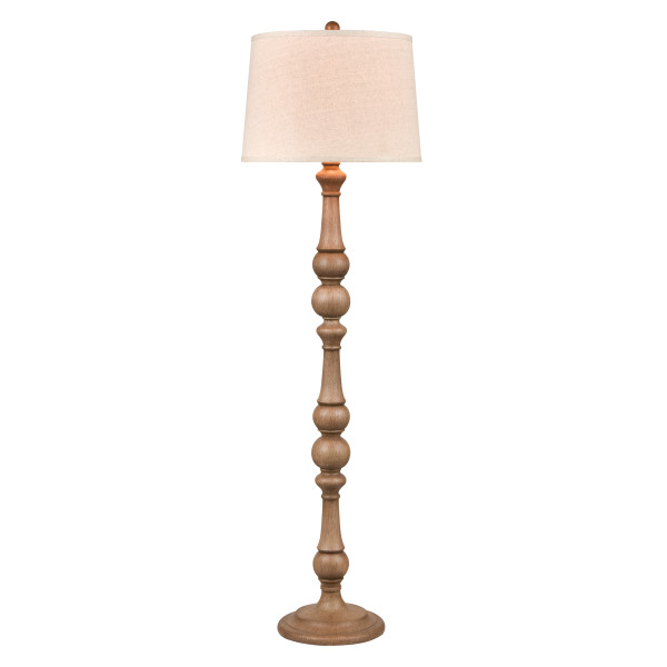 Elk Aspermont 63'' High 1-Light Floor Lamp - Washed Oak S0019-8045