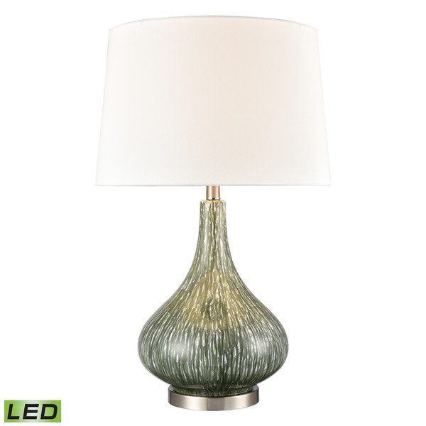 Elk Northcott 28'' High 1-Light Table Lamp - Green - Includes Led Bulb S0019-8070-LED