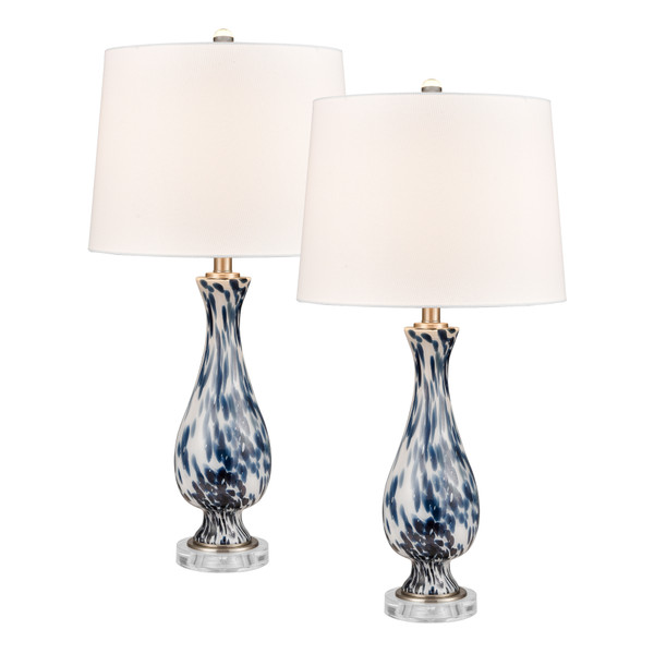 Elk Cordelia Sound 30'' High 1-Light Table Lamp - Set Of 2 Blue S0019-9475/S2