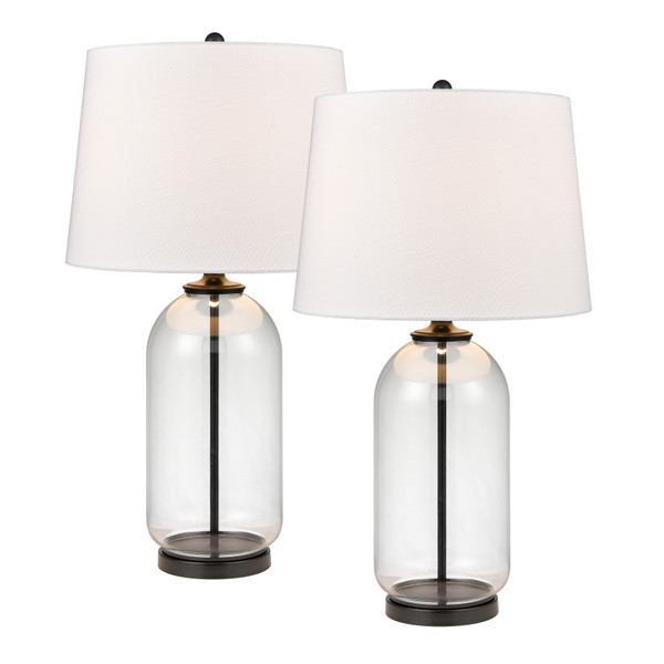Elk Lunaria 31'' High 1-Light Table Lamp - Set Of 2 Clear S0019-9480/S2