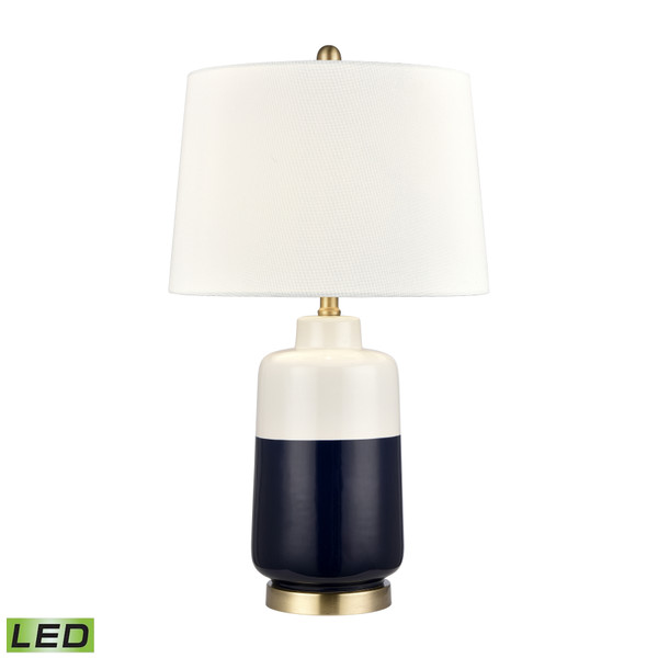 Elk Shotton 27'' High 1-Light Table Lamp - Navy - Includes Led Bulb S0019-9490-LED