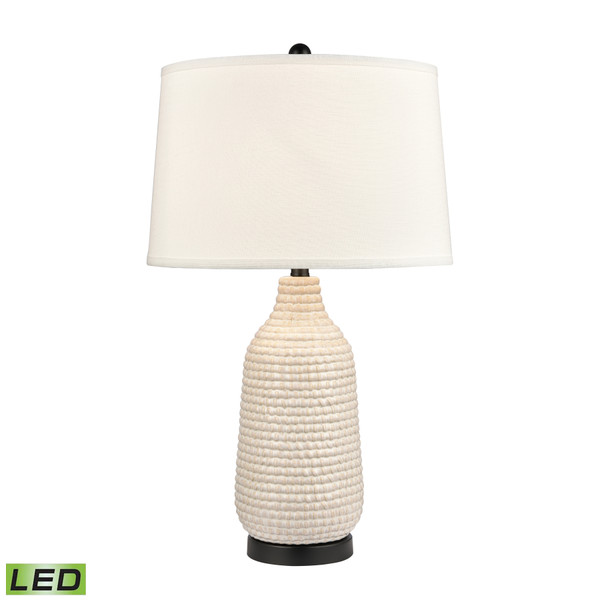 Elk Kari 28'' High 1-Light Table Lamp - Cream - Includes Led Bulb S0019-9503-LED