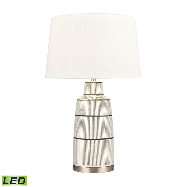 Elk Ansley 30'' High 1-Light Table Lamp - Gray - Includes Led Bulb S0019-9505-LED