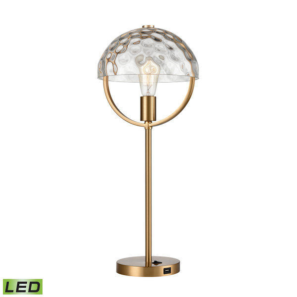 Elk Parsons Avenue 24'' High 1-Light Desk Lamp - Aged Brass - Includes Led Bulb S0019-9562-LED