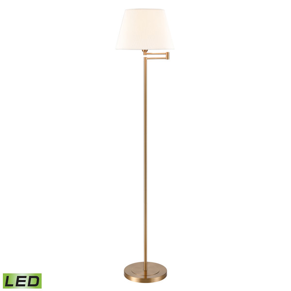 Elk Scope 65'' High 1-Light Floor Lamp - Aged Brass - Includes Led Bulb S0019-9606-LED