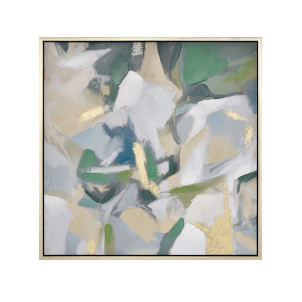 Elk Verde Abstract Framed Wall Art S0026-11319