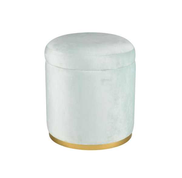 Elk Raina Ottoman - Pale Blue S0035-9179