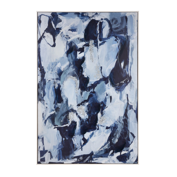 Elk Blue Flush Abstract Framed Wall Art S0056-10452