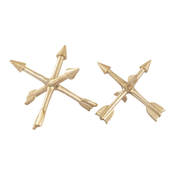 Elk Arrow Jacks Decorative Object - Set Of 2 S0807-8738/S2