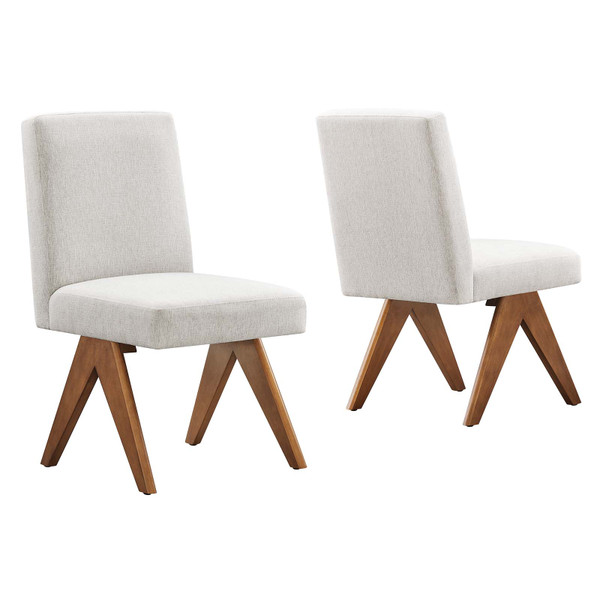 Modway Lyra Fabric Dining Room Side Chair - Set Of 2 EEI-6509-HEI