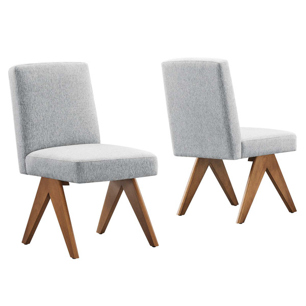 Modway Lyra Fabric Dining Room Side Chair - Set Of 2 EEI-6509-HLG