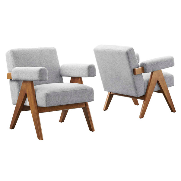 Modway Lyra Fabric Armchair - Set Of 2 EEI-6704-HLG