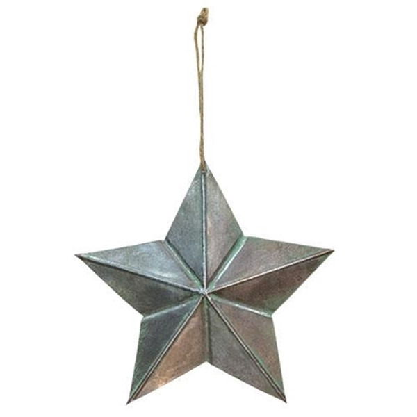 Copper Tin Star Ornament 9.5" GM9311 By CWI Gifts