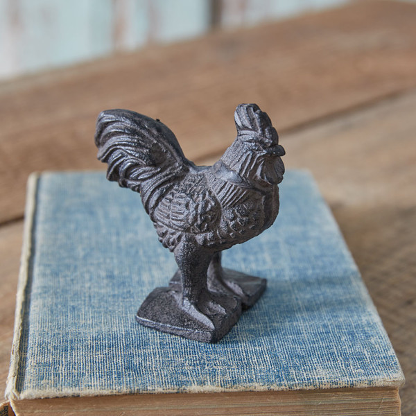 Cast Iron Rooster - Rustic Brown (Pack Of 2) 370973 By CTW Home