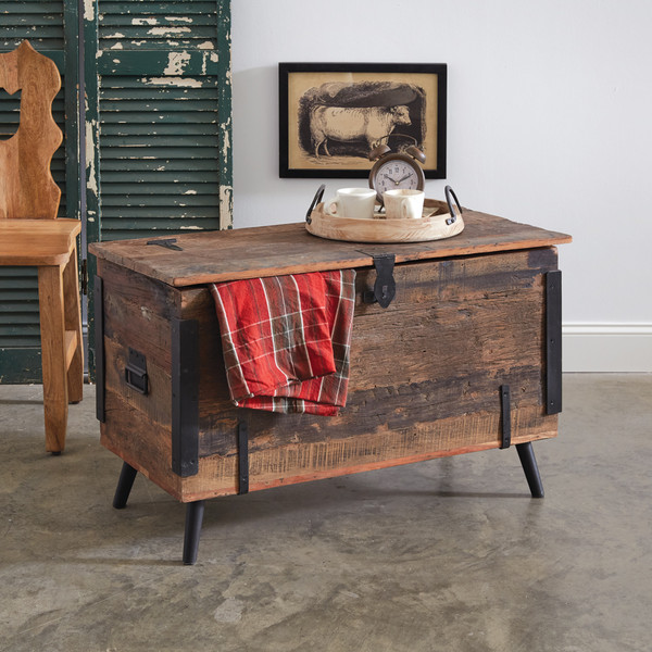 Handcrafted Salwood Storage Chest 510740 By CTW Home