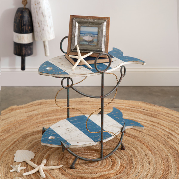 Maritime Fish Table 530592 By CTW Home
