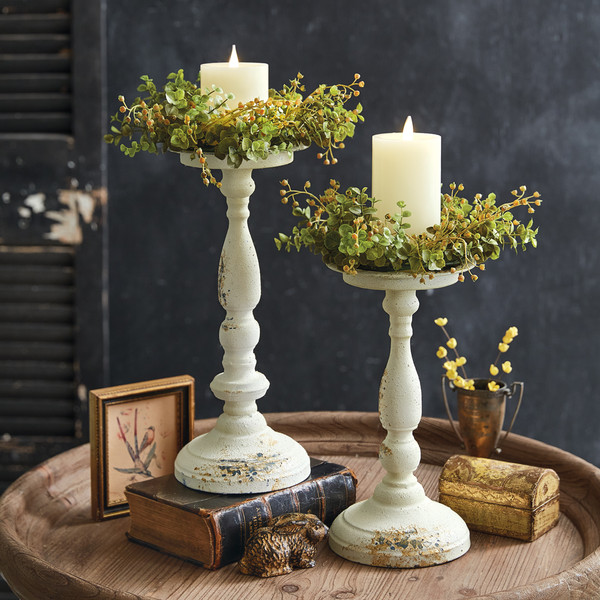 Set Of Two Cressida Pillar Candle Holders 790222 By CTW Home