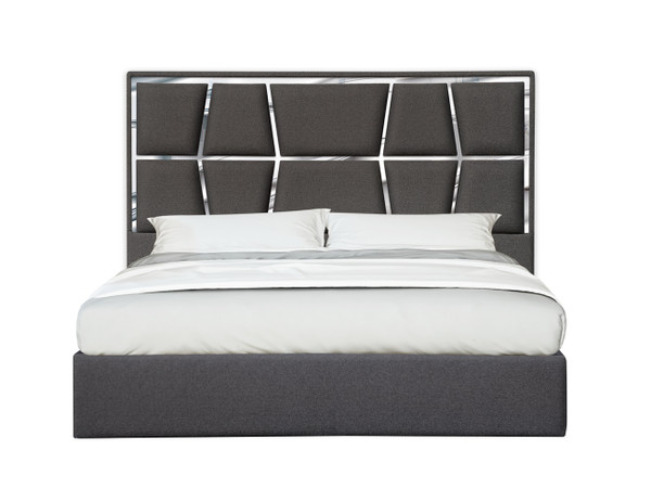 Degas Queen Bed In Charcoal 18720-Q By J&M