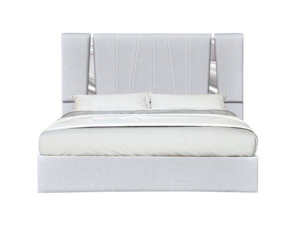 Matisse King Bed In Silver Grey 18711-K By J&M